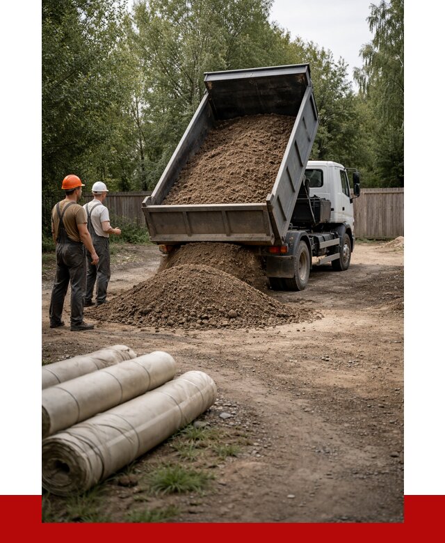 Доставка сыпучих материалов самосвалом в [cvi] от 4245 р. | ПРОНЕРУДСмр