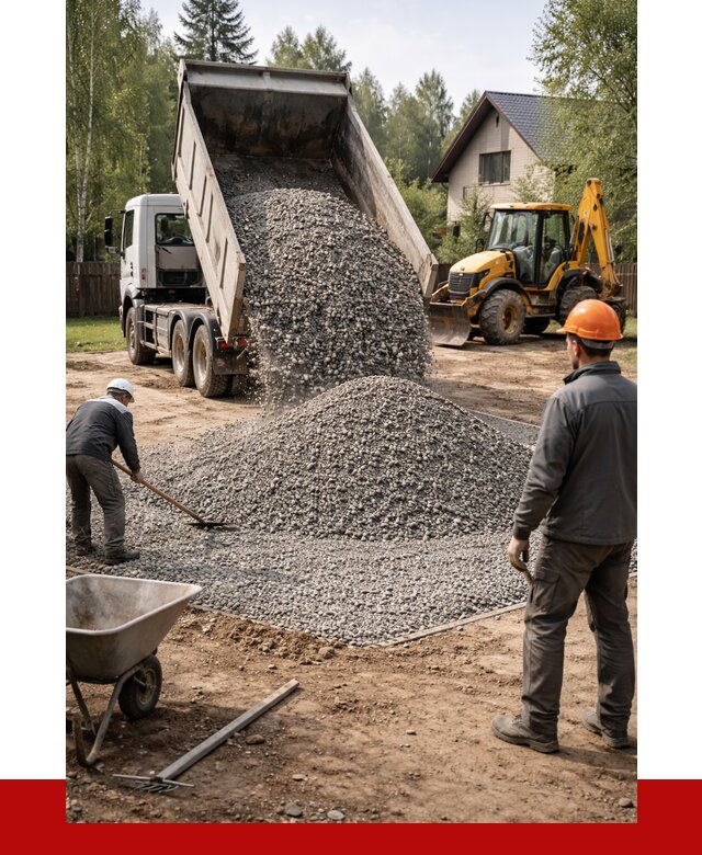 Отсыпка участка щебнем в Самаре от 6569 р. ПРОНЕРУДСмр