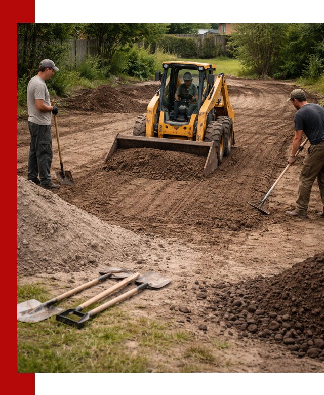 Планировка участка грунтом с вывозом и доставкой в Самаре
